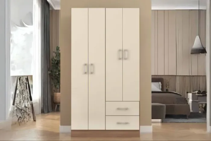 Guarda Roupa 4 Portas 2 Gavetas Novo Fazemos Entrega