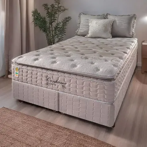 Cama king size colchão visco Gel nova alta durabilidade garantia qualidade