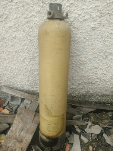 Tanque filtro de carvão ativado para filtragem de água precisa da válvula superior