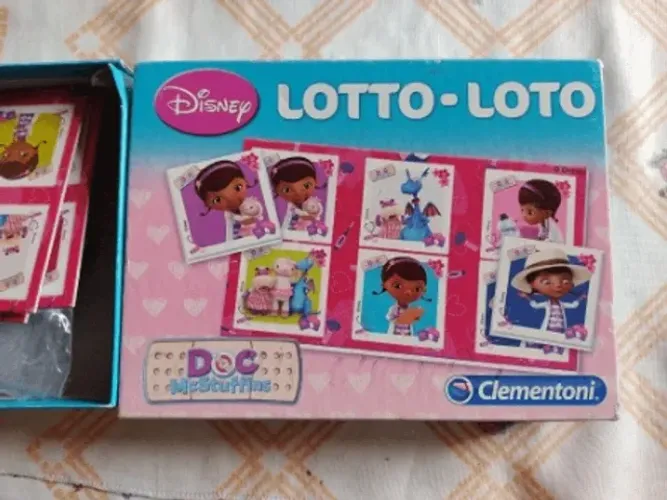 Lotto Loto Doutora Brinquedos Disney - Importado