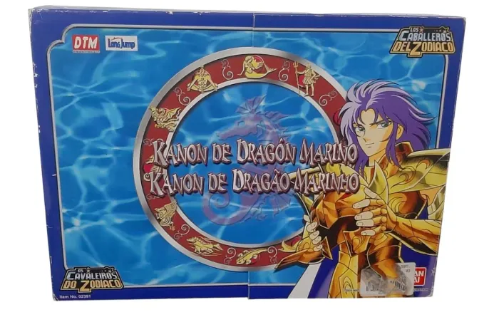 Boneco cavaleiros do zodiaco bandai vintage Kanon de Dragão marinho