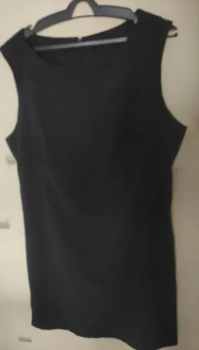 Vestido alfaiataria Tam 44 cinza