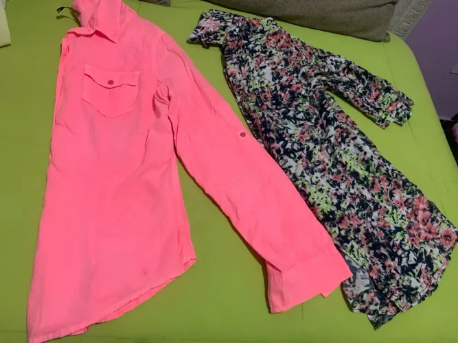 Blusas femininas; rosa e c/ estampas