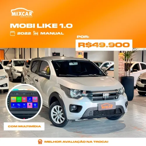 Fiat Mobi Like ON 1.0 Fire Flex 5P. 2022