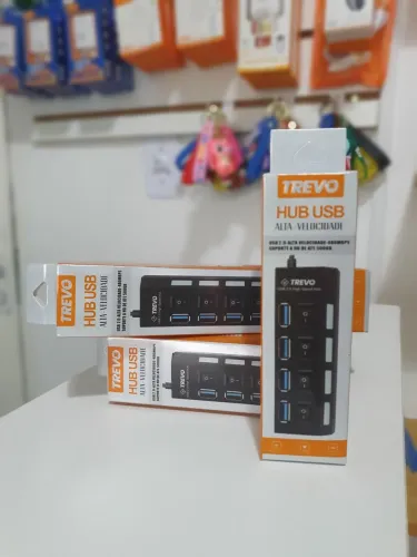 Hub USB Trevo Alta Velocidade