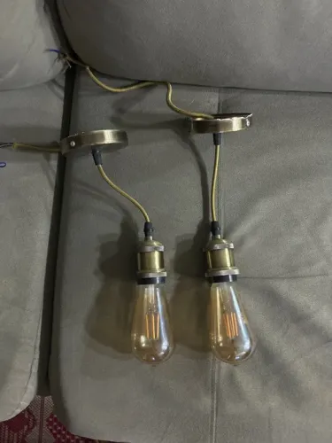 2 Lâmpadas Pendentes Vintage