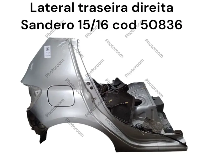 Lateral Traseira Direita Sandero 15/16 Cod 50836