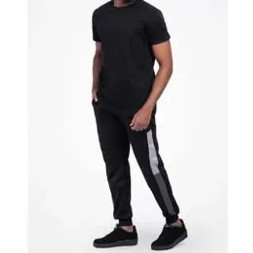 Calça Moletom Jogger Detalhe Lateral Masculina - Jezzian - Tamanho G
