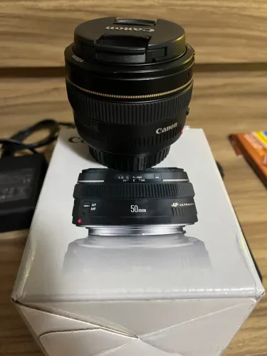 Lente 1.4 canon novinha 