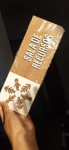 Plaquinha de Sinalização