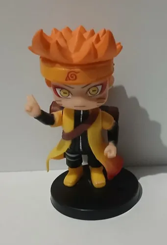 BONECO MINIATURA NARUTO SHIPPUDEN FORMA DA GUERRA