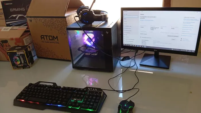 PC Gamer Completo RX 580 + 32GB RAM + NVME 480GB - Pronto pra Jogar!