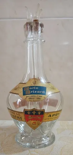 Garrafa Antiga Francesa Marie Brizard Apry Licor Creme de Menthe