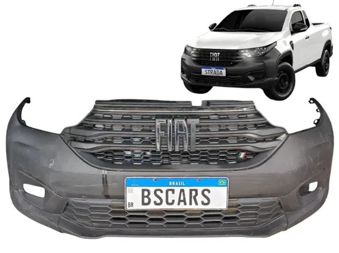 Parachoque Fiat Strada 2020 2021 2022 2023 2024