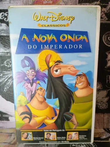 Vhs Walt Disney - A Nova Onda do Imperador - Dublado e Bem Novinho