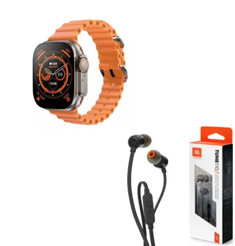 Smartwatch digital e fone de ouvido