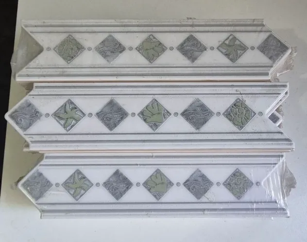 20 faixas decorativas de cerâmica revestimento