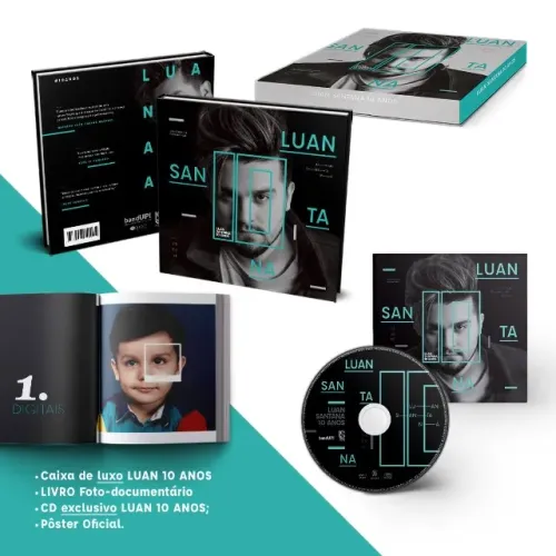 Box Livro + CD Luan Santana 10 Anos (NOVO)