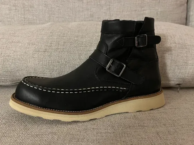 Bota Couro estilo Harley Davidson