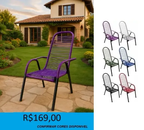 cadeira de área- compre hoje e receba em até 72 horas
