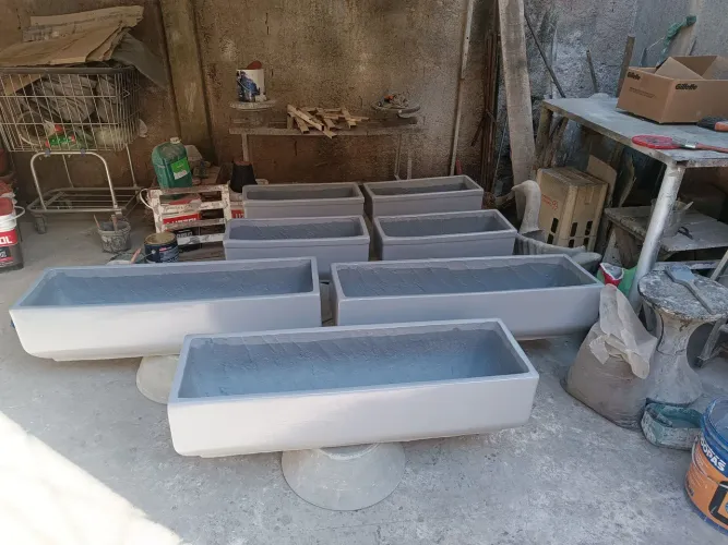 Vasos de planta retangulares - Novo!