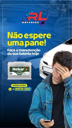 Bateria Heliar - Não espere uma pane!