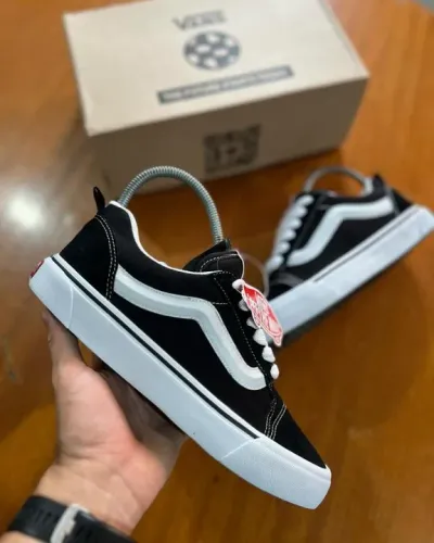 Tenis Vans Knu Preto White