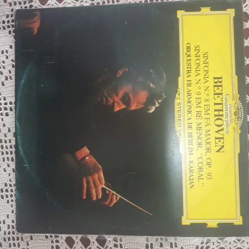 Disco de Vinil Beethoven Sinfonia 8 e 9