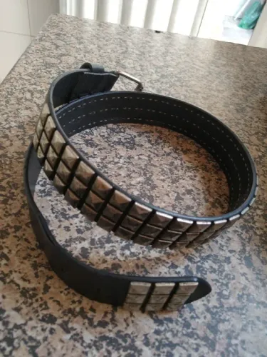 Cinto Preto estilo ROCK