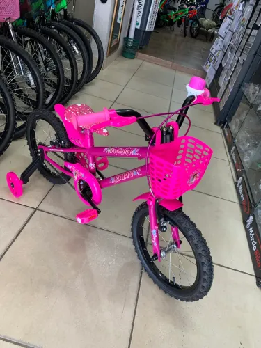 Bicicleta Aro 16 Cairu Fadinha Rosa !
