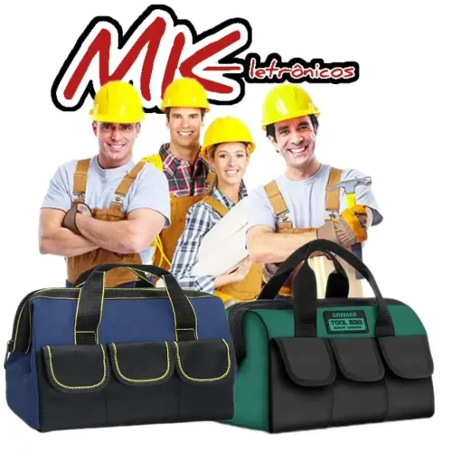 Bolsa de Ferramentas Reforçada com 3 Compartimentos