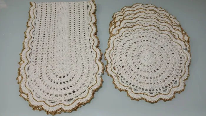 Sousplat em crochê