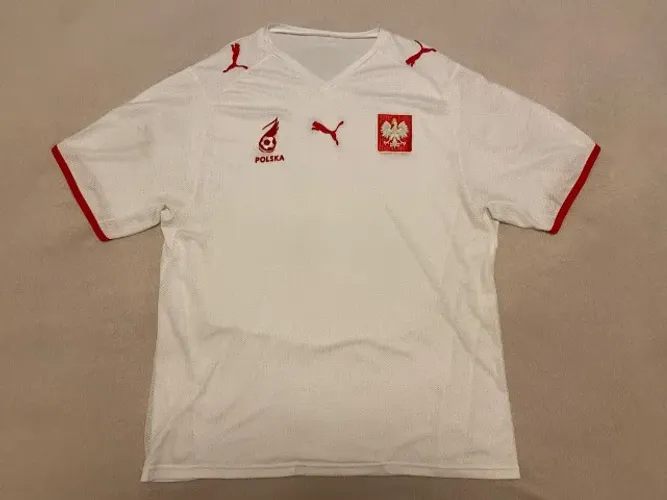 Camisa Futebol Polônia 2008 - Tam. Gg