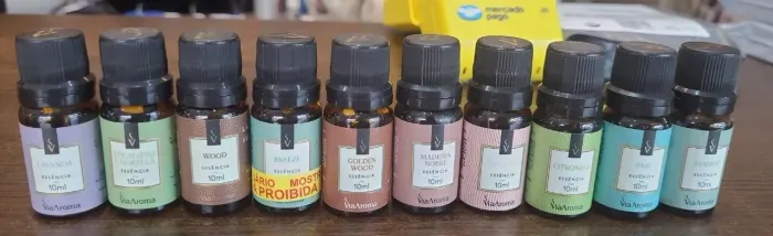 KIT COM 02 ESSENCIAS VIA AROMA PARA AROMATIZADOR 