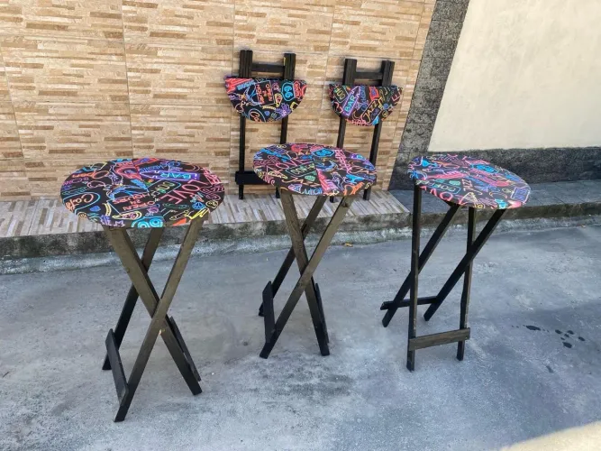 Mesas bistrô dobrável