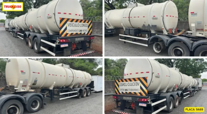 (437) Bitrenzão Tanque Botton Combustível Carbono Randon Anos 2019 e 2021