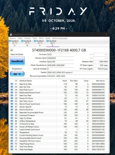 HD INTERNO SEAGATE 4 TERABYTES