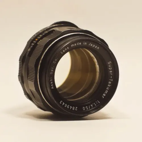 Lente Pentax Takumar 50mm f1.4 M42 vintage radioativa, excelente estado