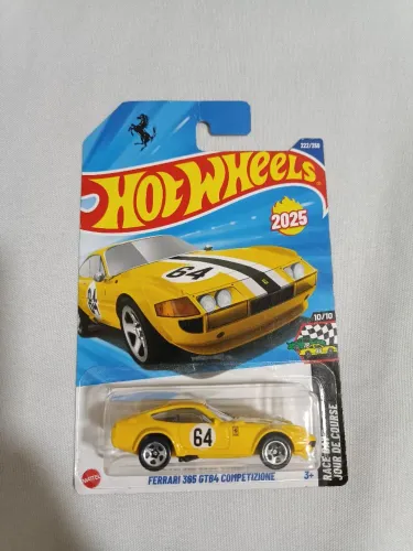 Hotwheels Ferrari 365 amarela