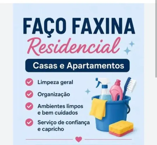 Faço faxina 