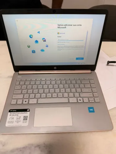 Notebook HP Ultrabook 14 - Rosê Gold - NOVO