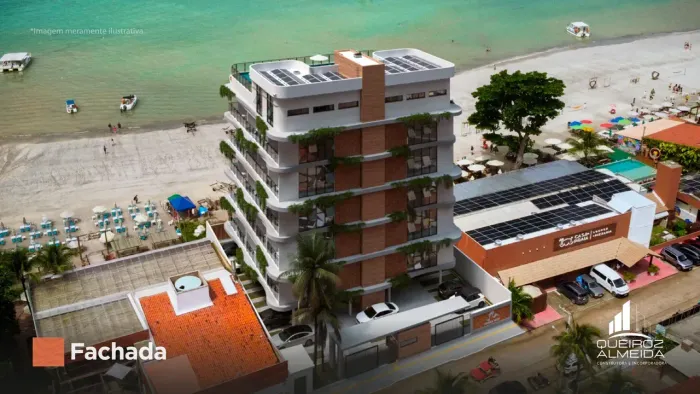 PRIA DE MARAGOGI - APARTAMENTO 43 m² FRRNTE MAR com 1 quarto e lazer completo