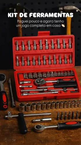 Kit maleta ferramentas 46 peças