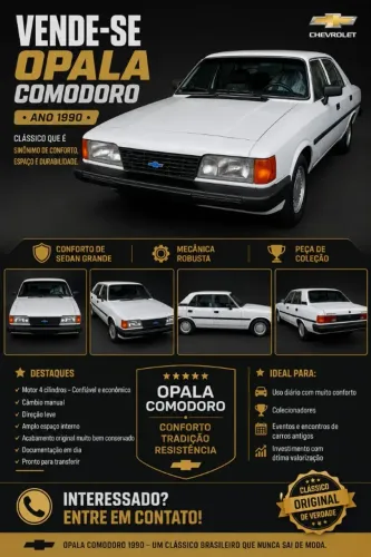 Chevrolet Opala Comodoro/comod. SLE 4.1/2.5 1990