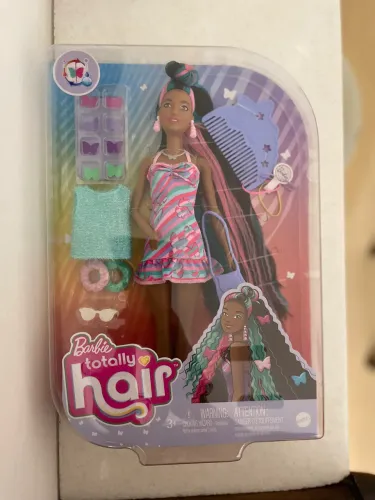 Boneca Barbie Negra Totally Hair