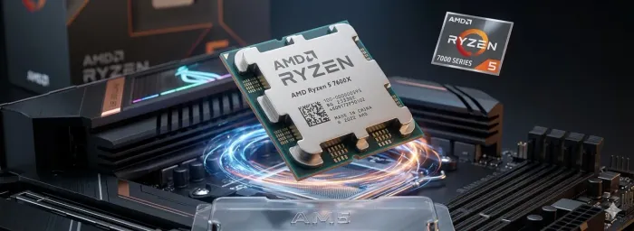 Processador AMD Ryzen 5 7600X AM5 - NOVO (Nunca Usado) ? Preço de Desapego!
