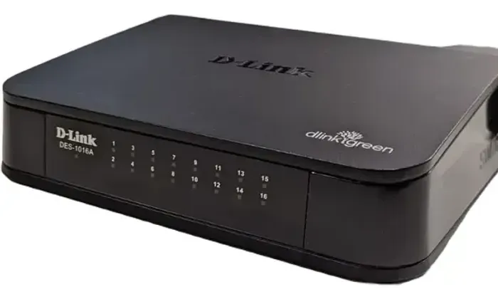 Switch D-link Des-1016a 16 Portas 10/100mbps (Usado)