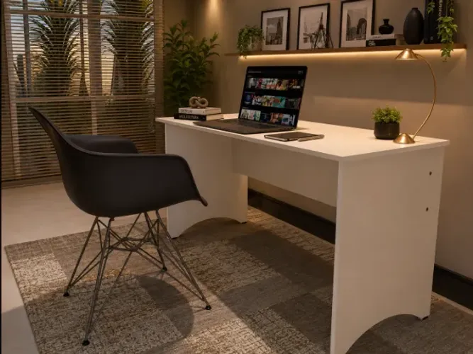 Mesa Top Best Work. Em MDF: Medidas L120cm x P70cm x A74cm