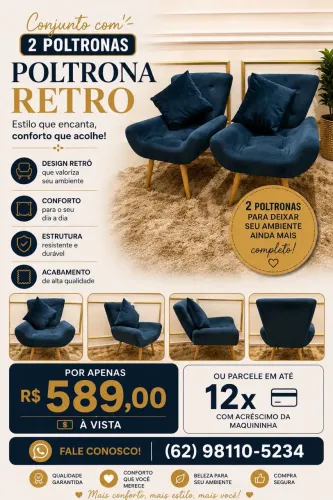 Venda de poltronas e namoradeira 