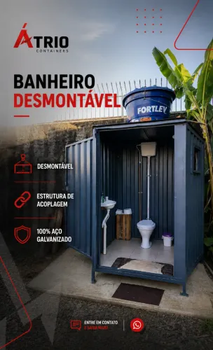 Container modular desmontável pintura industrial